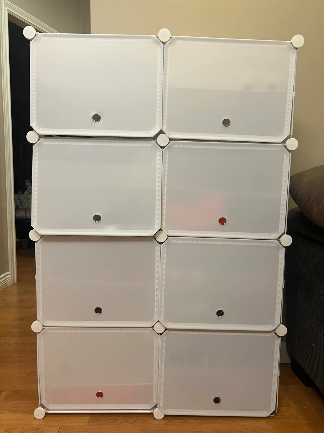 White 8-Cube Storage Organizer