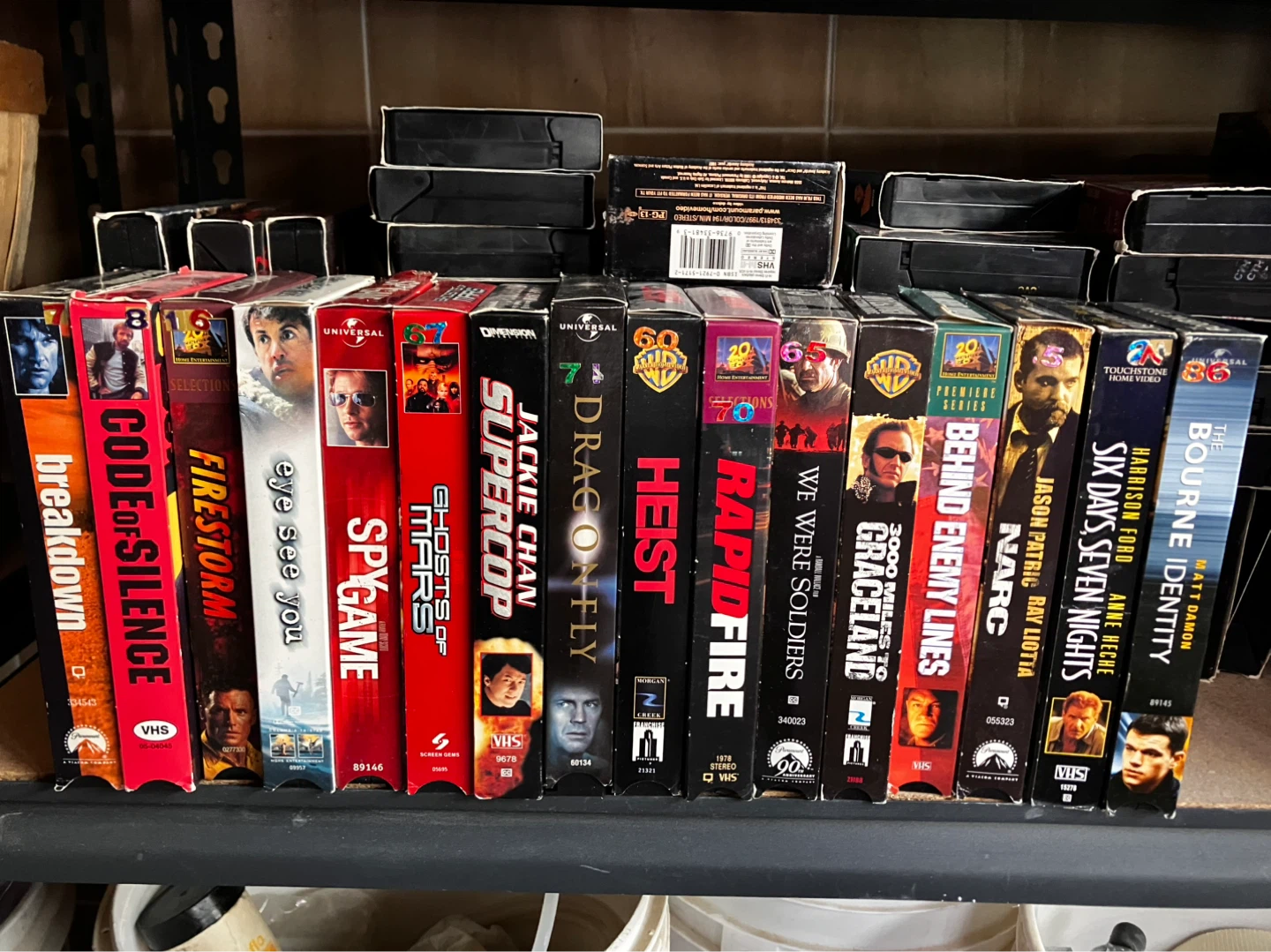 Collection of VHS Movies