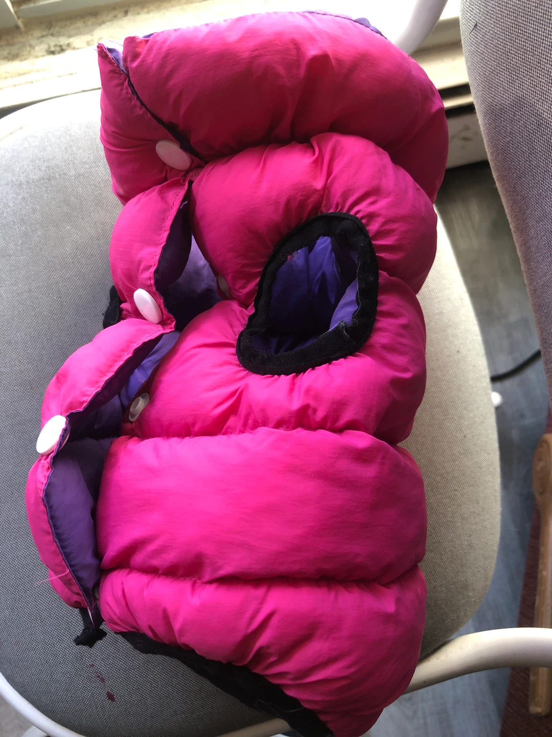 Pink & Purple Puffer Vest for Pets - photo 4