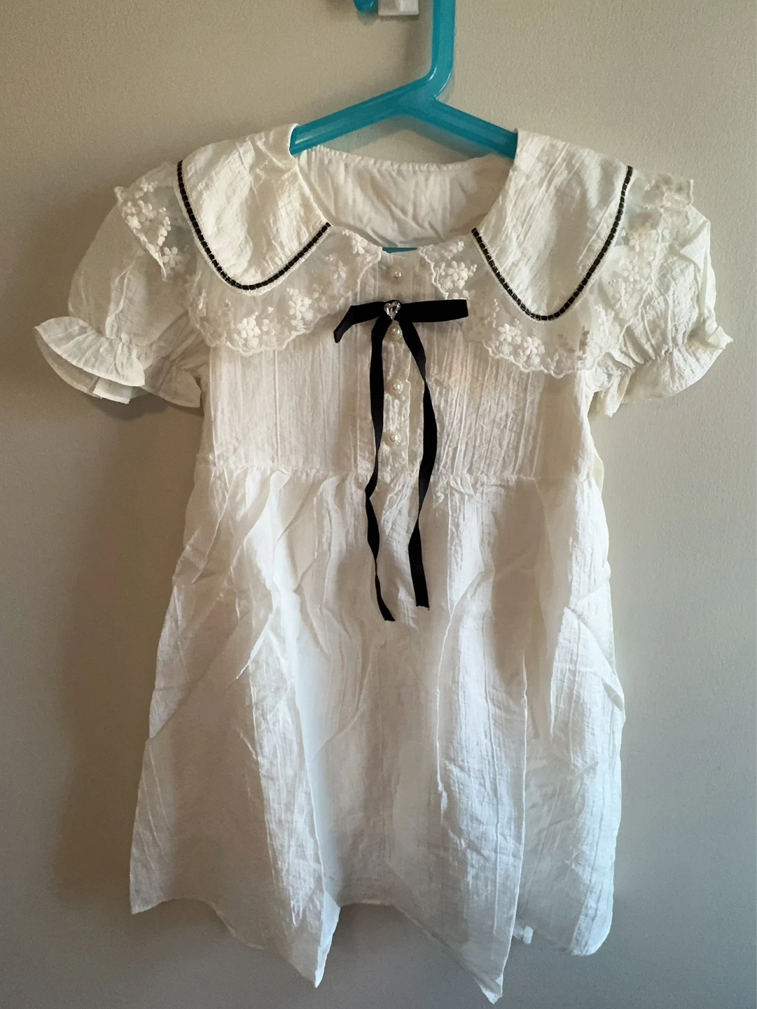 Lace Dress with Bow Detail Toddler 5/6T