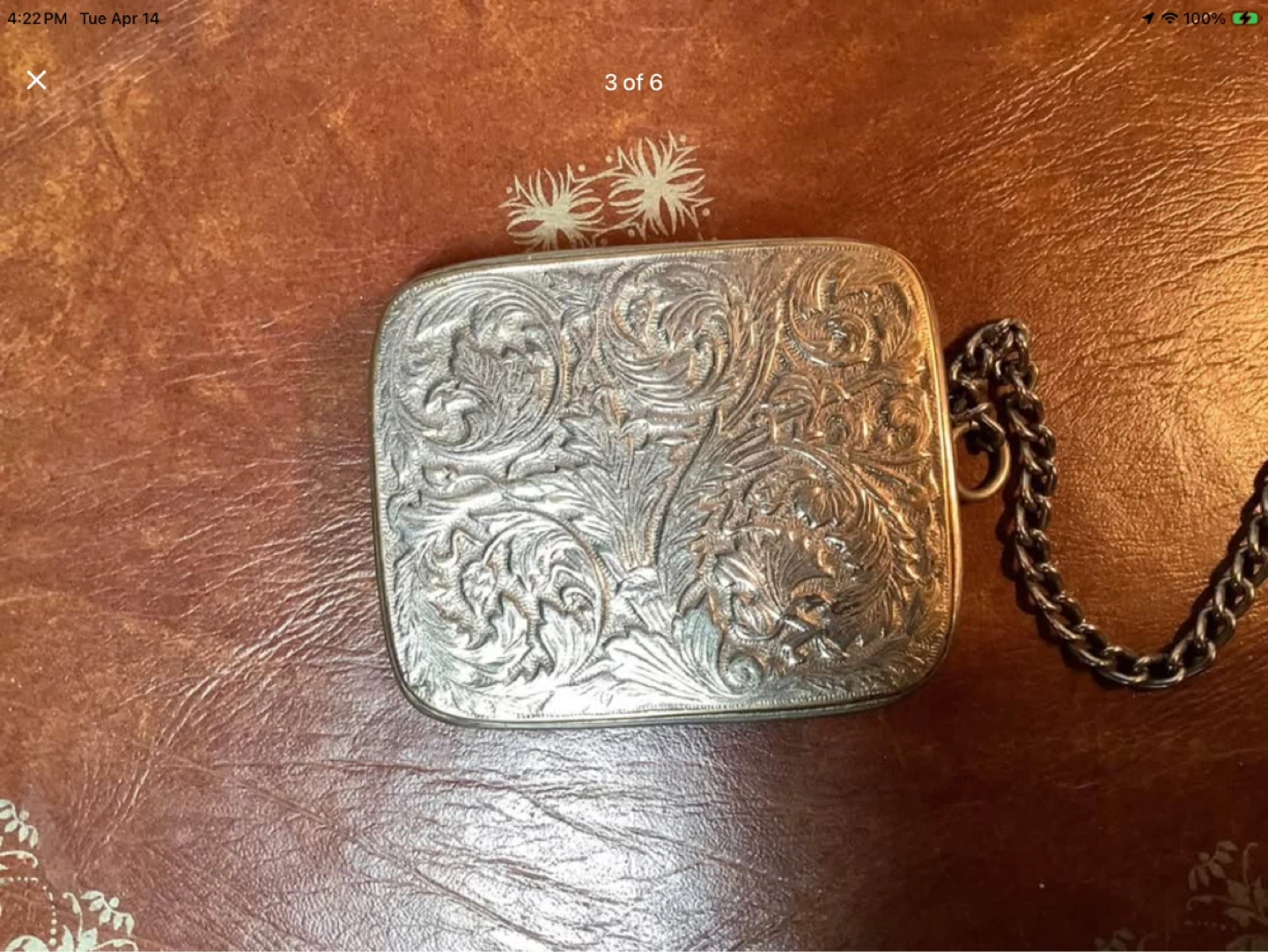Early 1900’s JW Best Nickel Plated 5 Spring Loaded Coin Holder 🐞 - photo 2