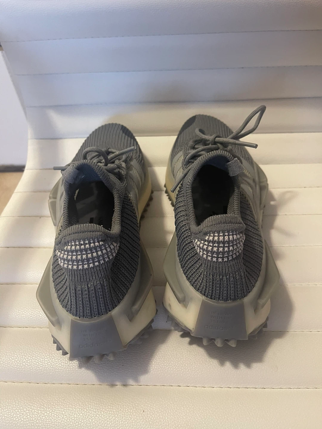 Adidas Grey Running Shoes - photo 4