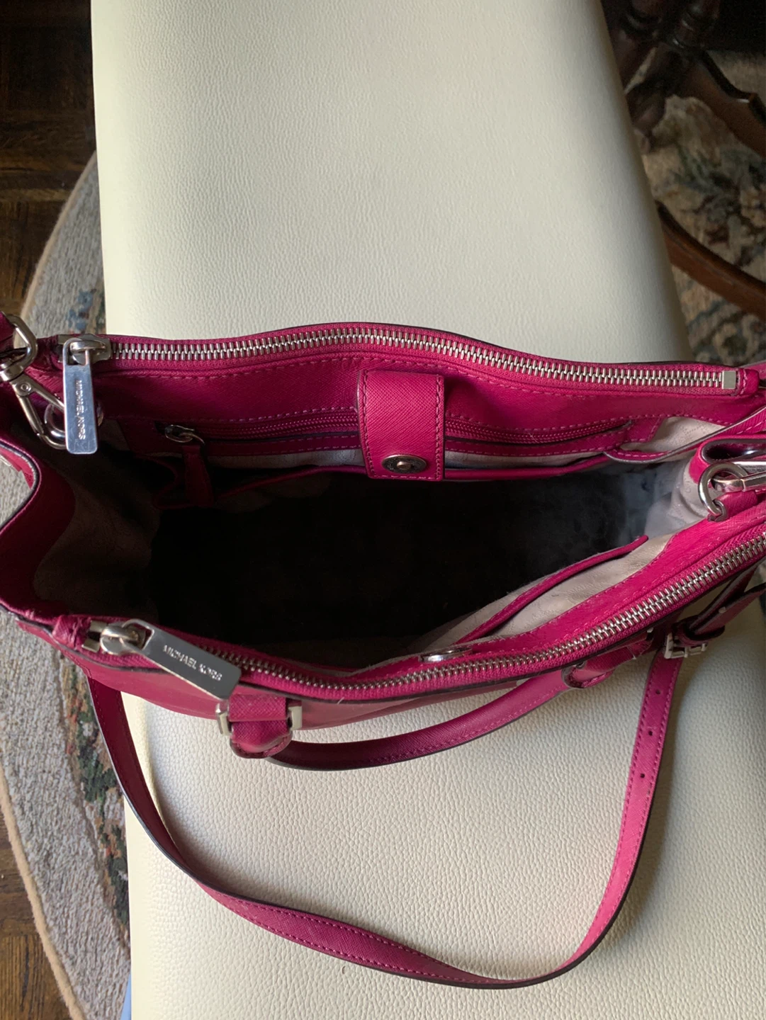 Michael Kors Pink Leather Satchel Handbag - photo 4