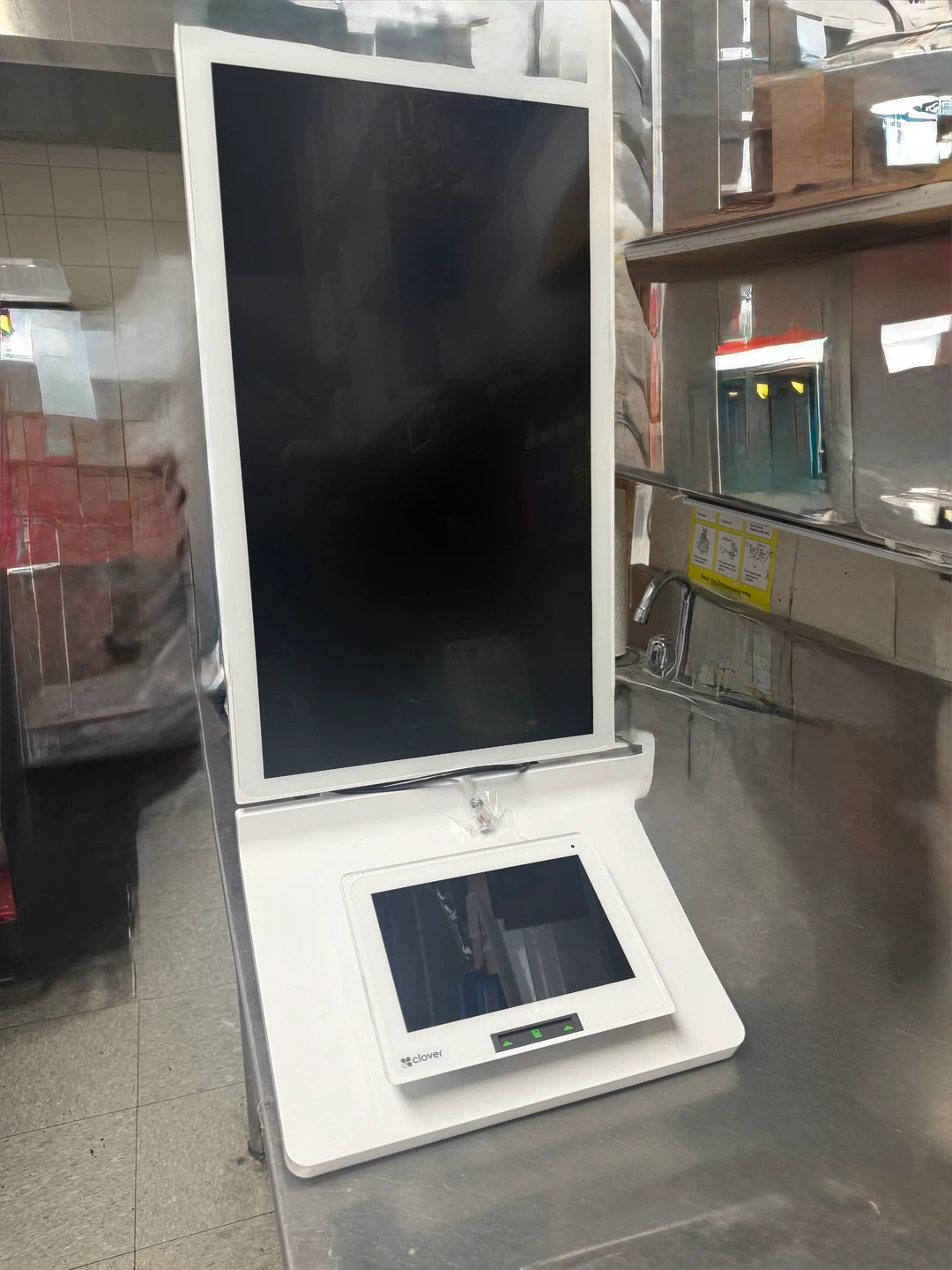 Clover Kiosk with Floor Stand
