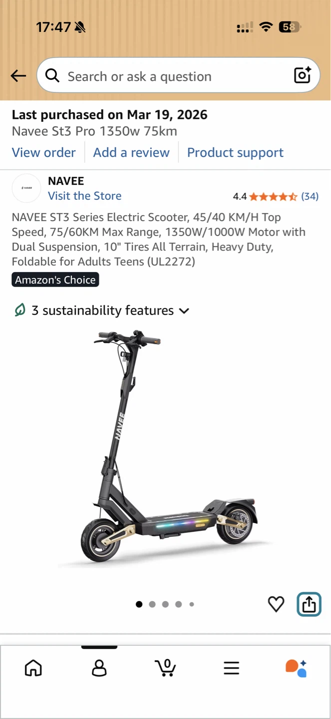 NAVEÉ ST3 Pro Electric Scooter