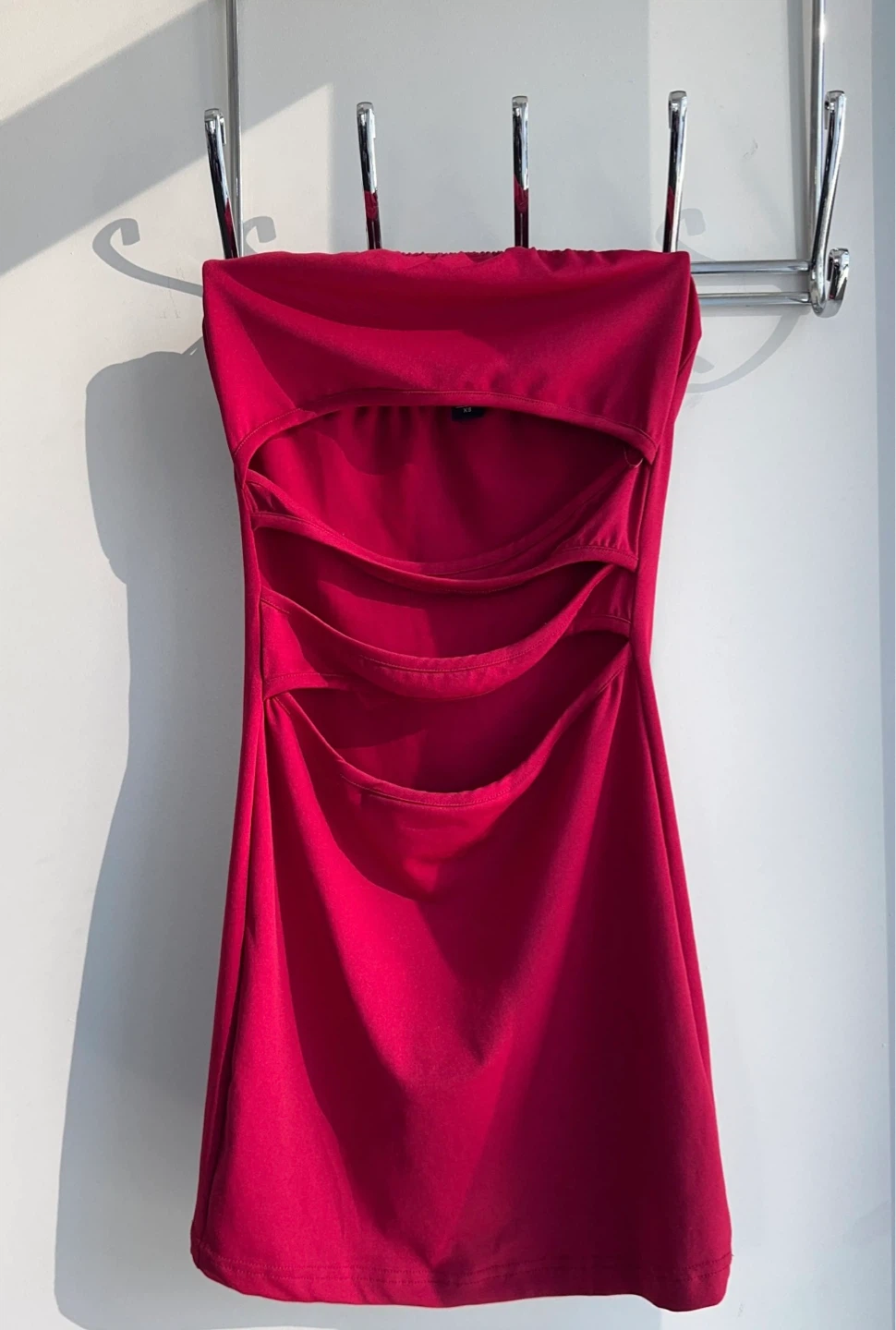Strapless Ruched Cutout Mini Dress - photo 2