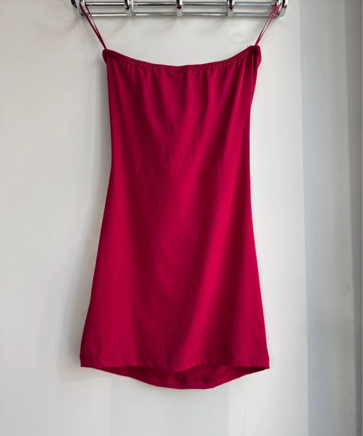 Strapless Ruched Cutout Mini Dress