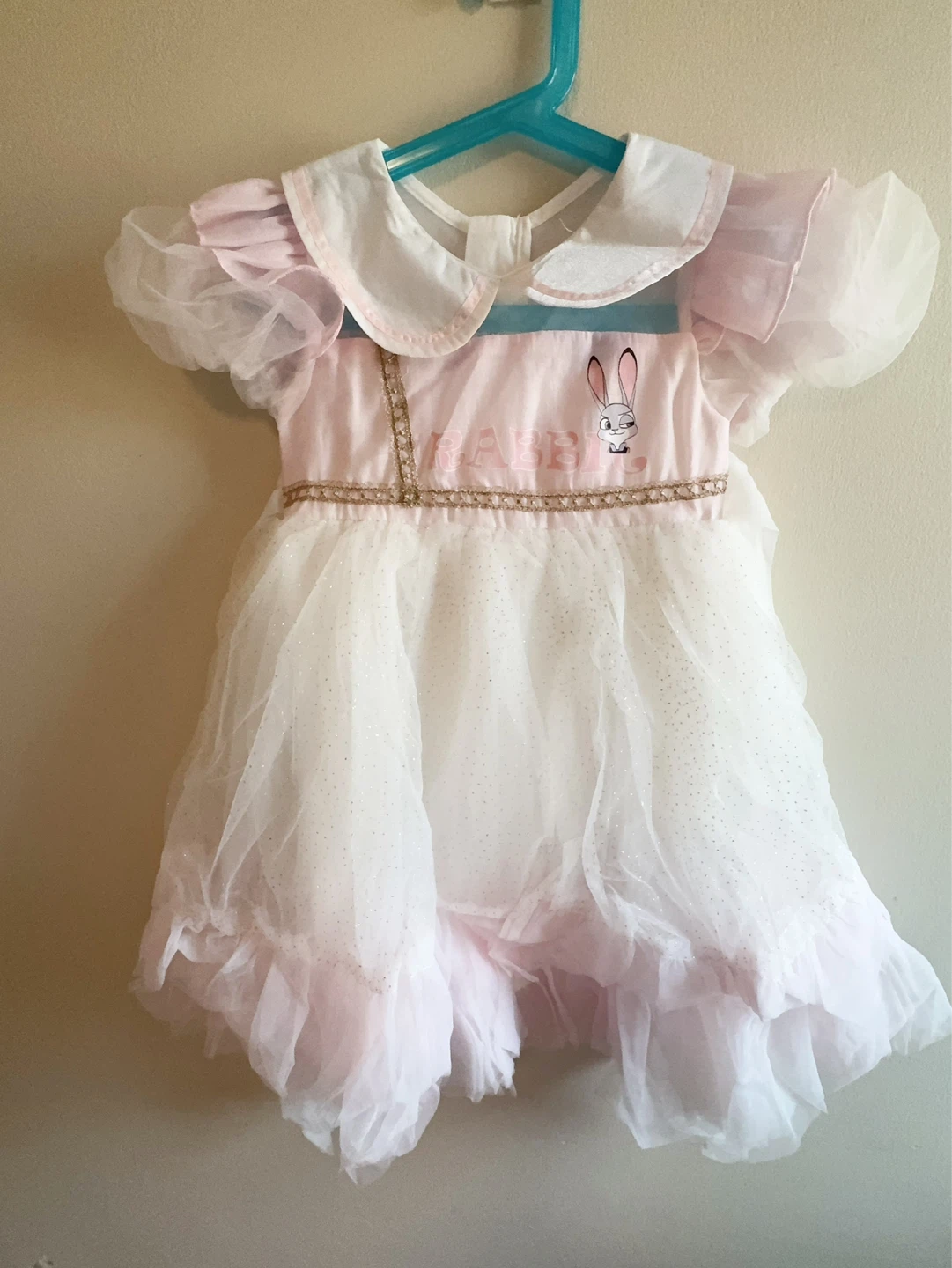 Kids Zootopia Pink Bunny Dress Toddler 6/7T