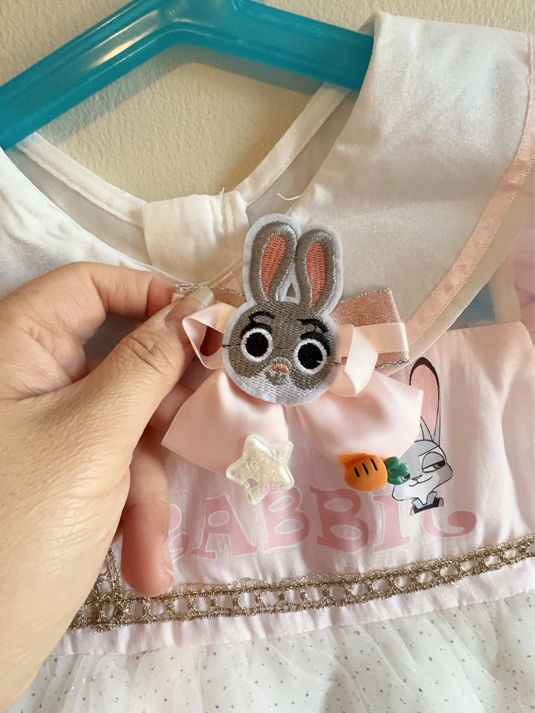 Kids Zootopia Pink Bunny Dress Toddler 6/7T - photo 3