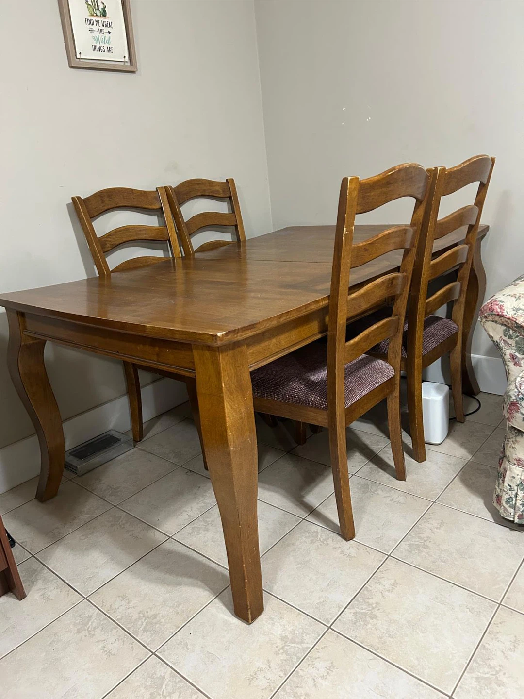 Dining table and Chairs - Set of six - photo 4