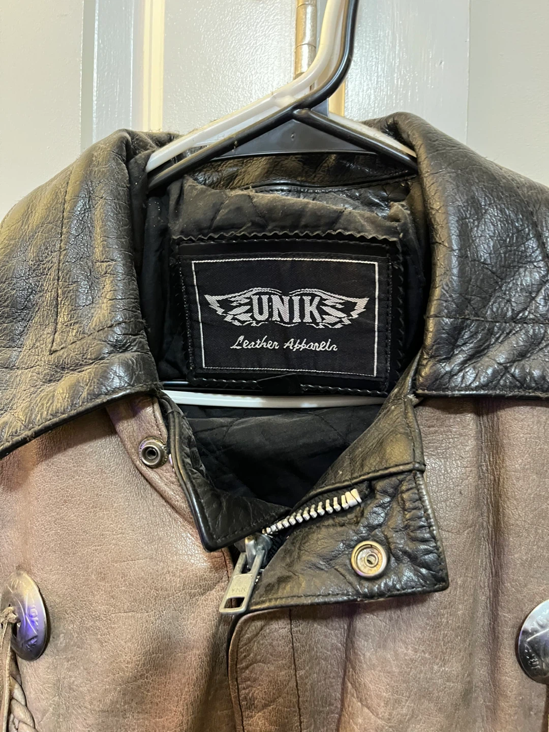 UNIK leather jacket with tassels