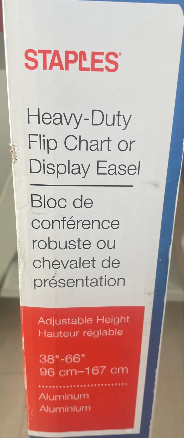 Staples Heavy-Duty Flip Chart or Display Easel - photo 2