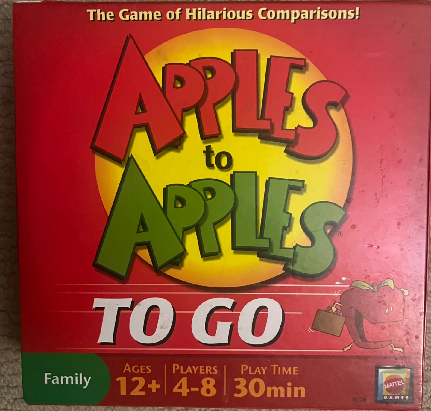 Apples to Apples To Go Card Game
