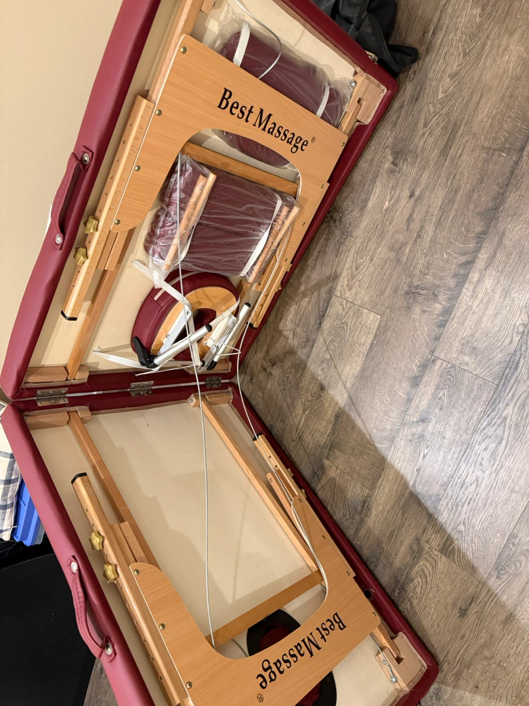 BestMassage Red Portable Massage Table with Carrying Case - photo 2