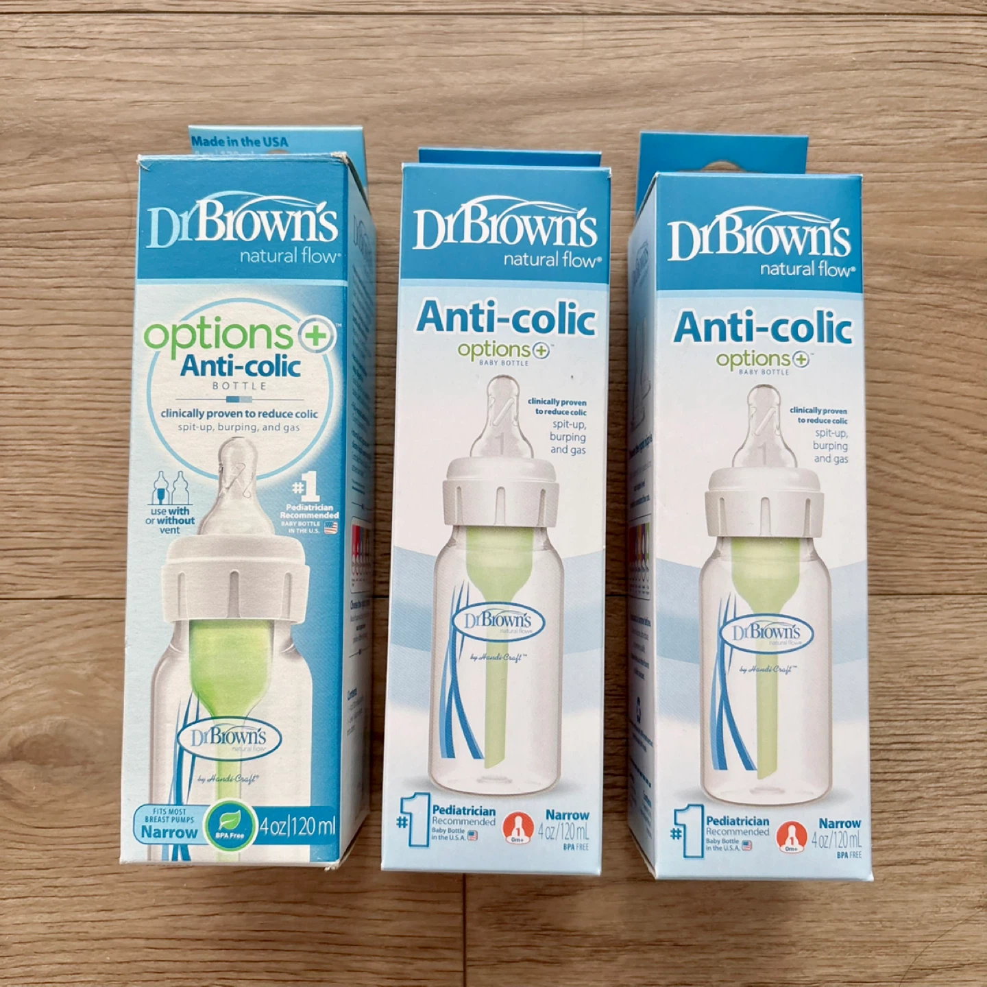 Brand new Dr. Brown's Natural Flow Anti-Colic Baby Bottles
