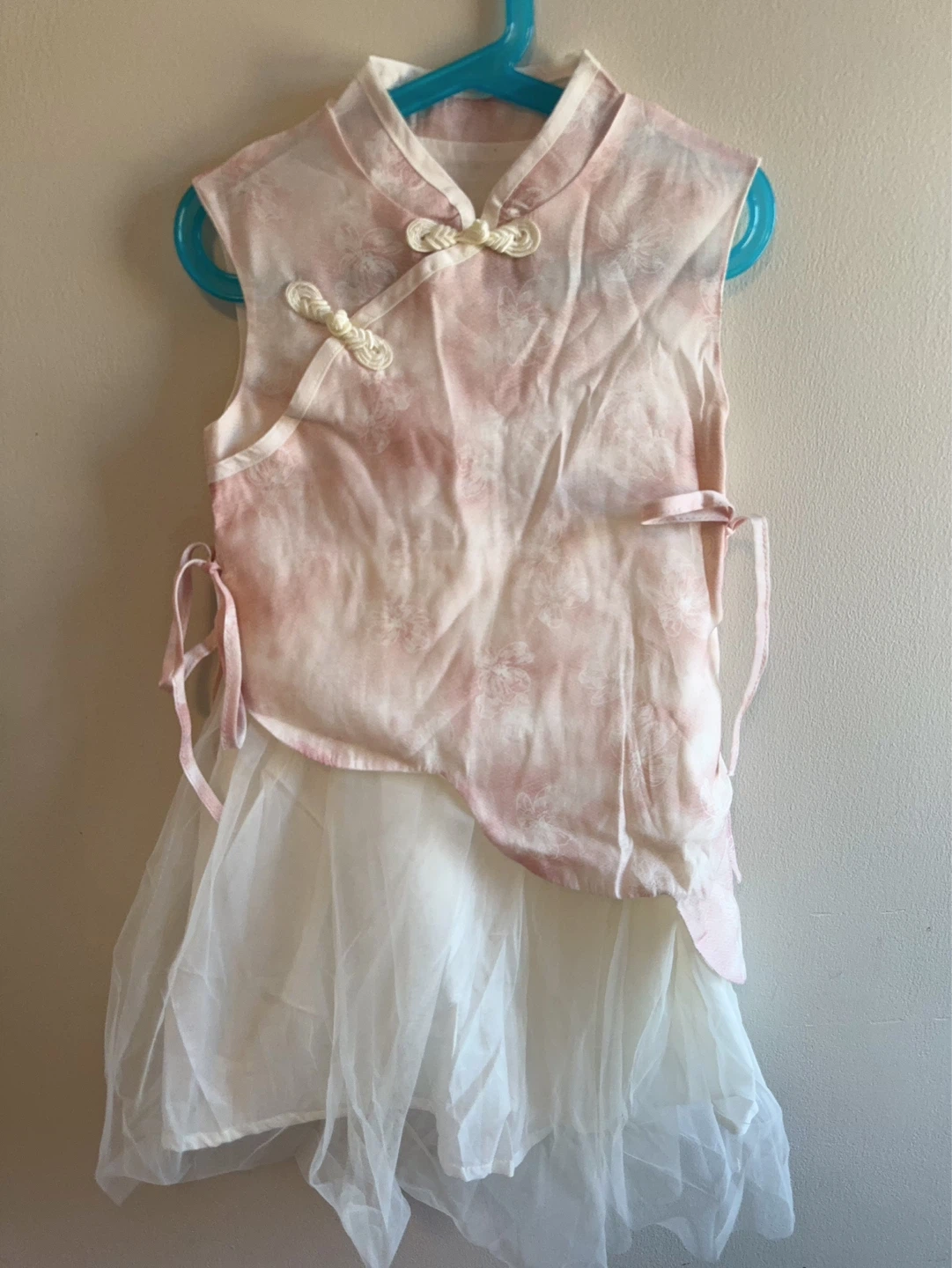 Chinese Style Qipao with Tulle Skirt Toddler 6/7T - photo 3