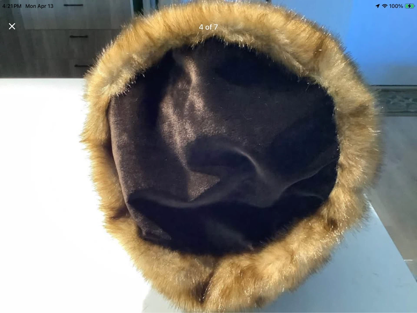 #4 Vintage Ladies Fur Hat 🐞 - photo 4