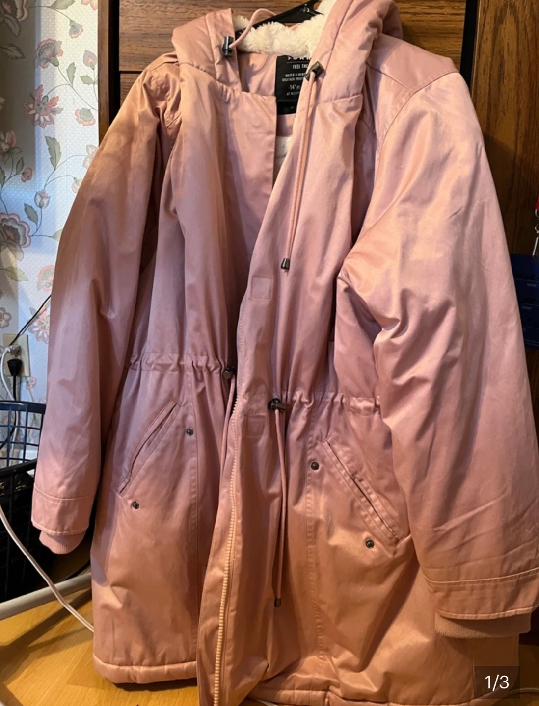 Torrid Pink Parka Coat