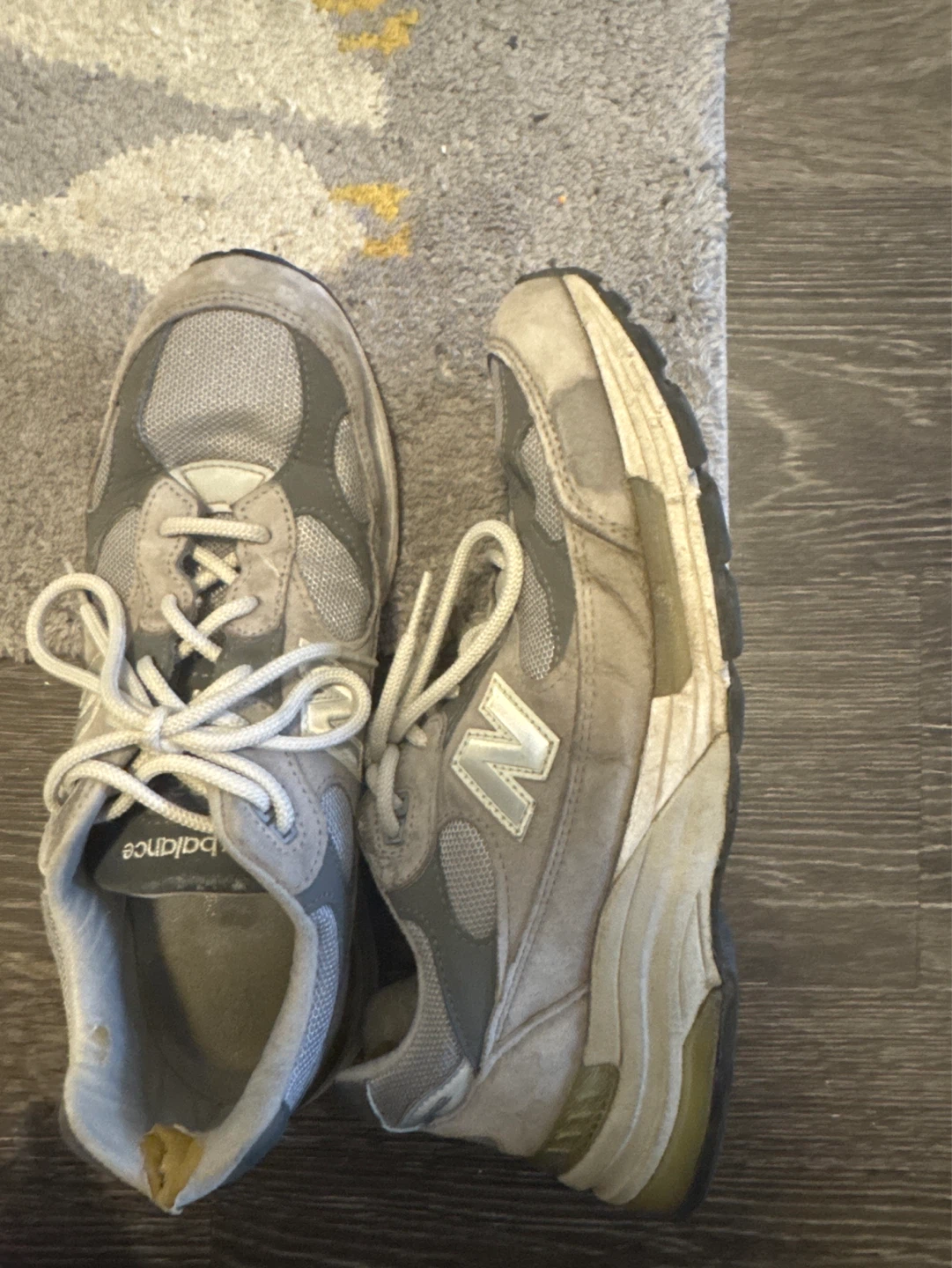 New Balance 992 Gray Running Shoes - photo 3