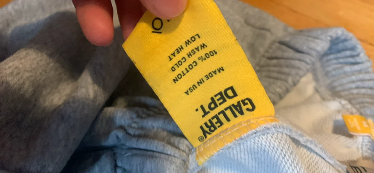 Gallery Dept. Grey Cotton Sweatpants Size M - photo 4