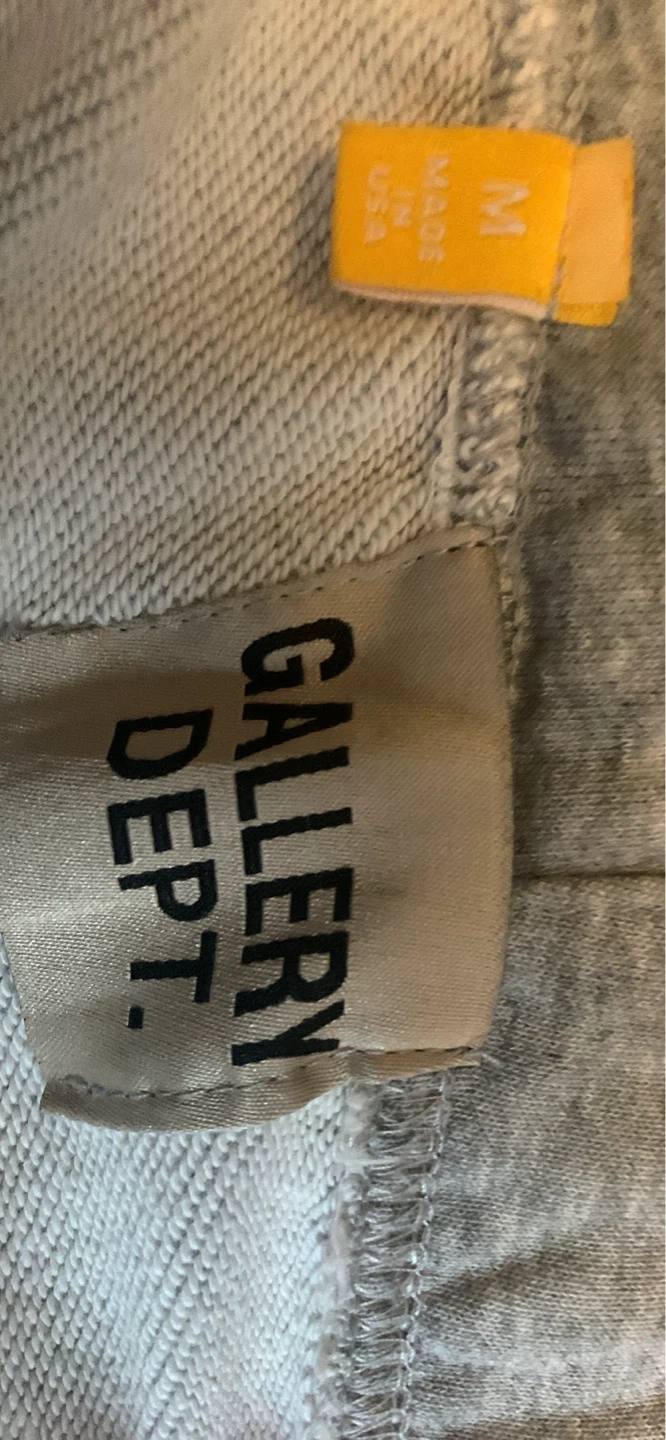 Gallery Dept. Grey Cotton Sweatpants Size M - photo 3