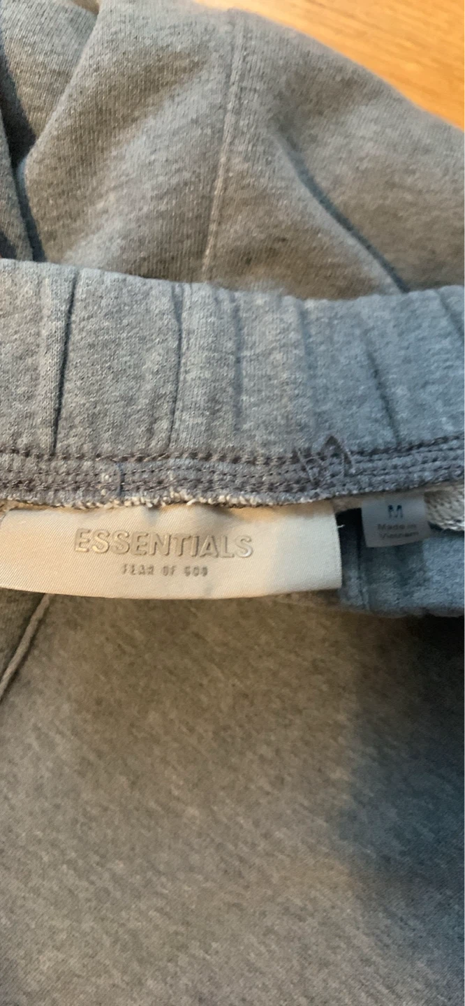 ESSENTIALS Fear of God Grey Sweatpants Size M - photo 3