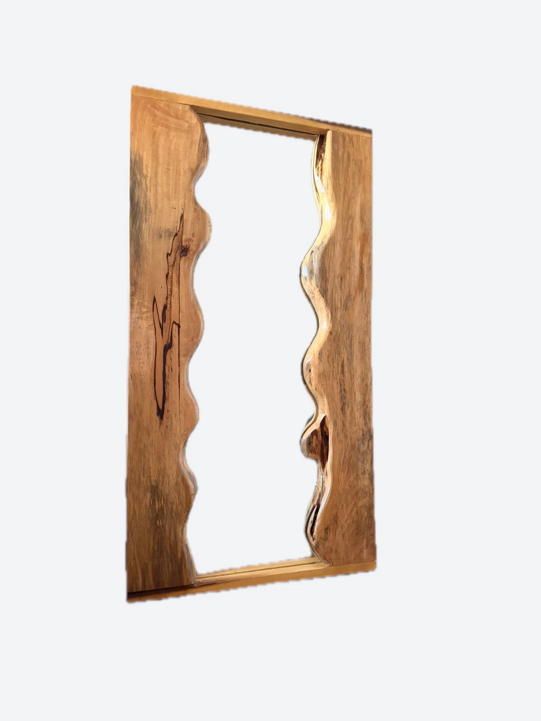 Live Edge Wood Mirror Frame