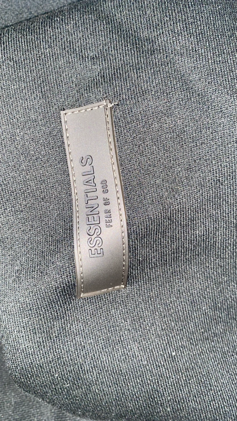 Black Fear of God Essentials Hoodie - photo 4