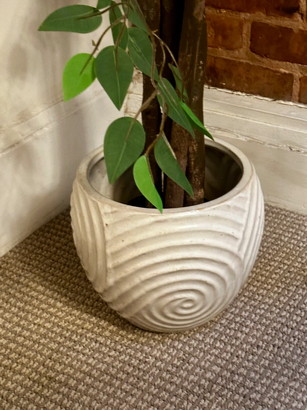 Artificial Ficus Tree in Ceramic  Pot - photo 2