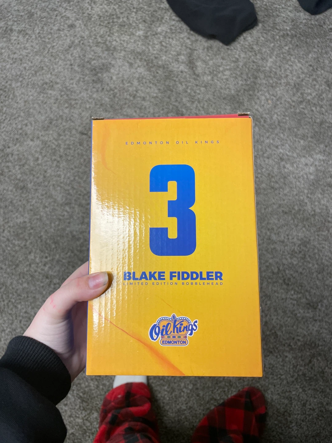 Edmonton Oil Kings Blake Fiddler Limited Edition Bobblehead