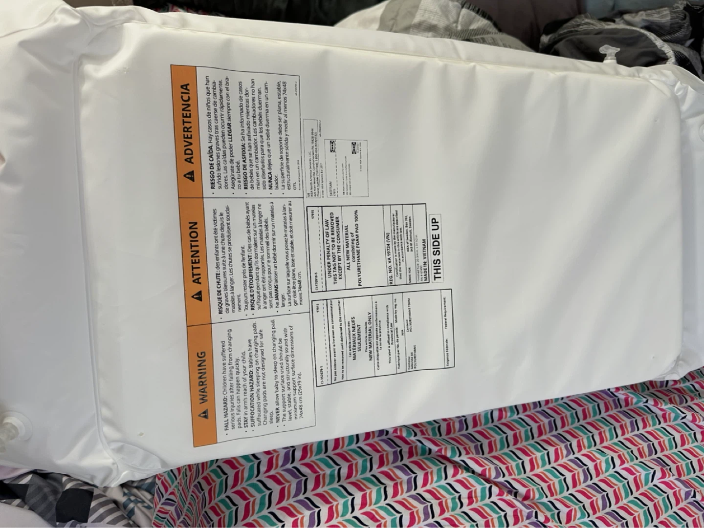 IKEA JÄTTETRÖTT Changing Pad - photo 2