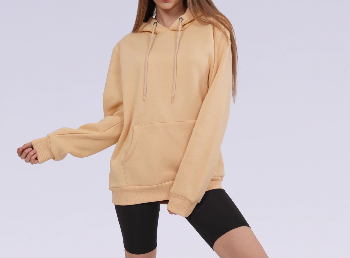 BNWT Women's light yellow Hoodie