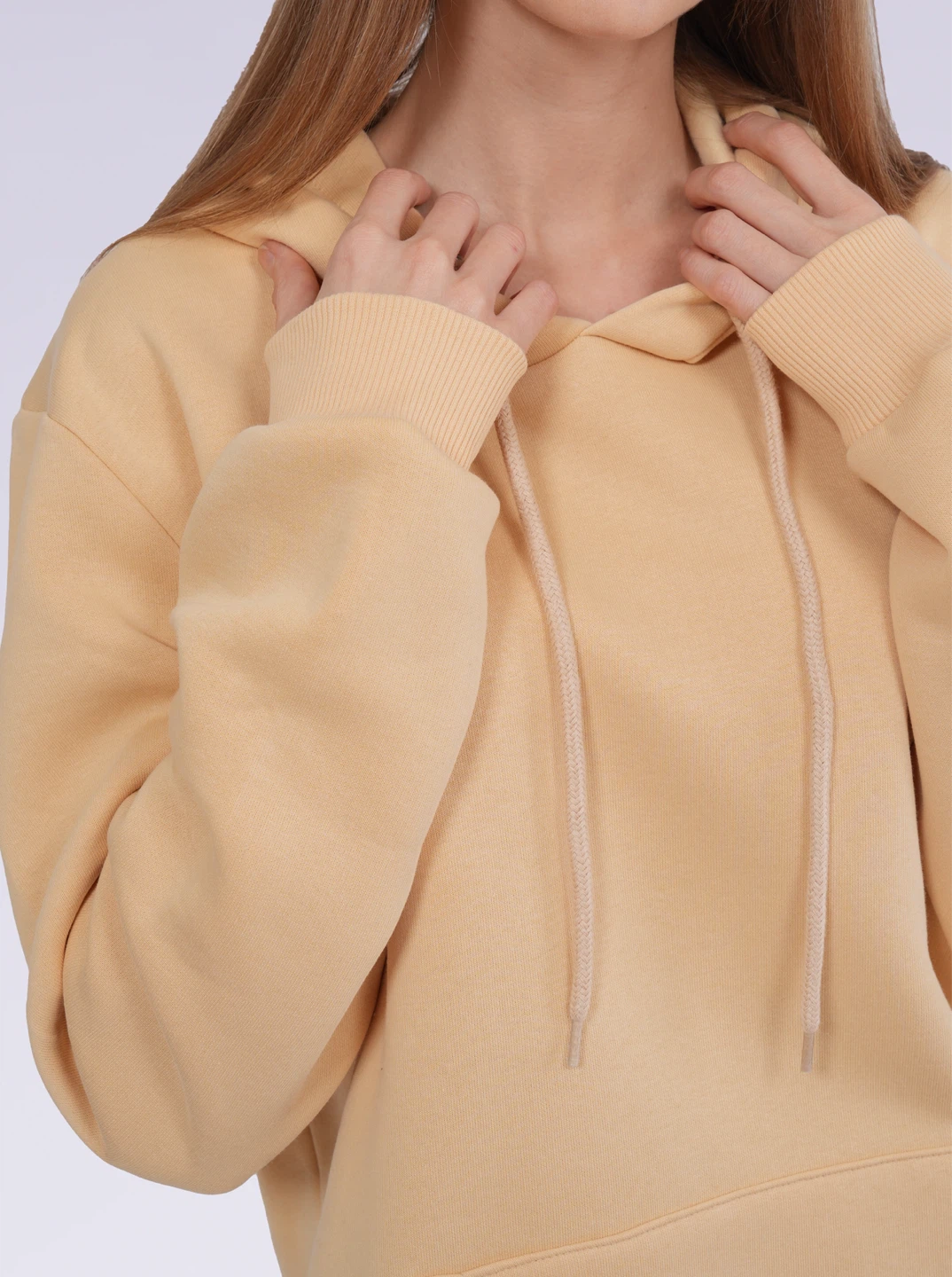 BNWT Women's light yellow Hoodie - photo 2
