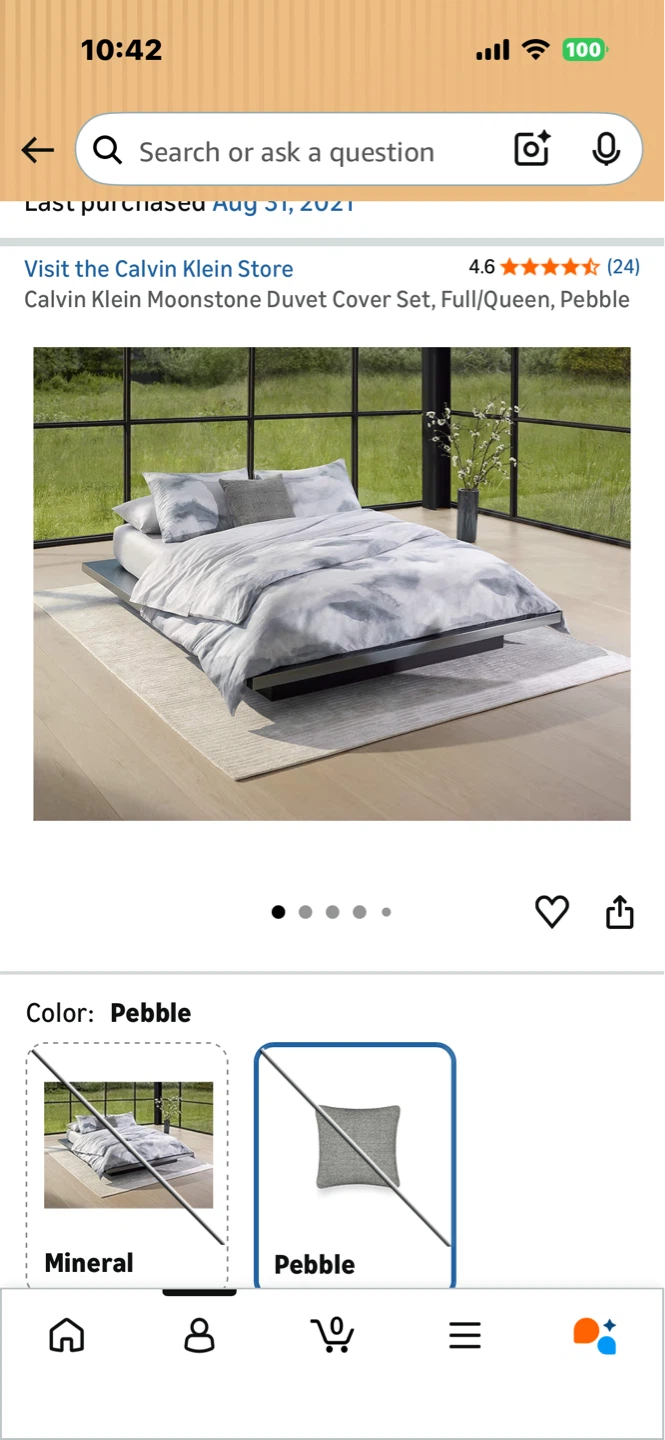 Calvin Klein Moonstone Duvet Cover Set - photo 4