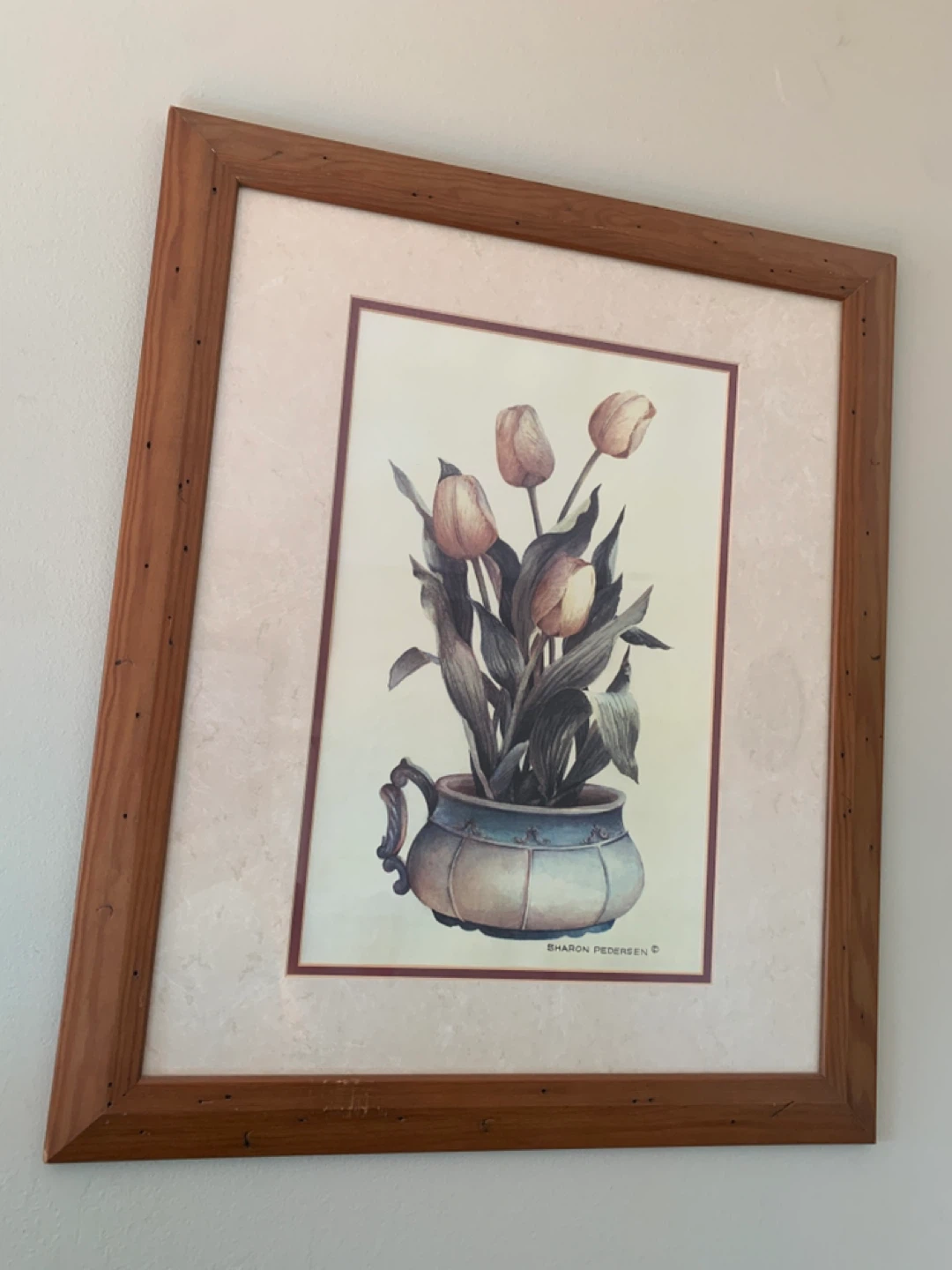Framed Tulip Art Print by Sharon Pedersen - photo 2