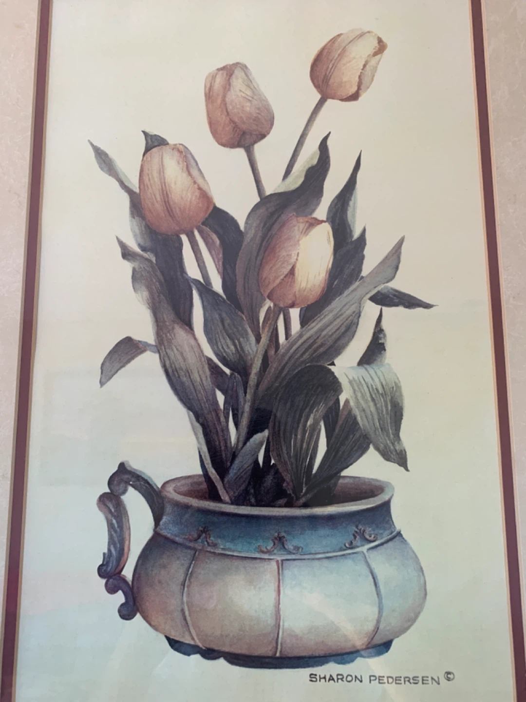 Framed Tulip Art Print by Sharon Pedersen - photo 3
