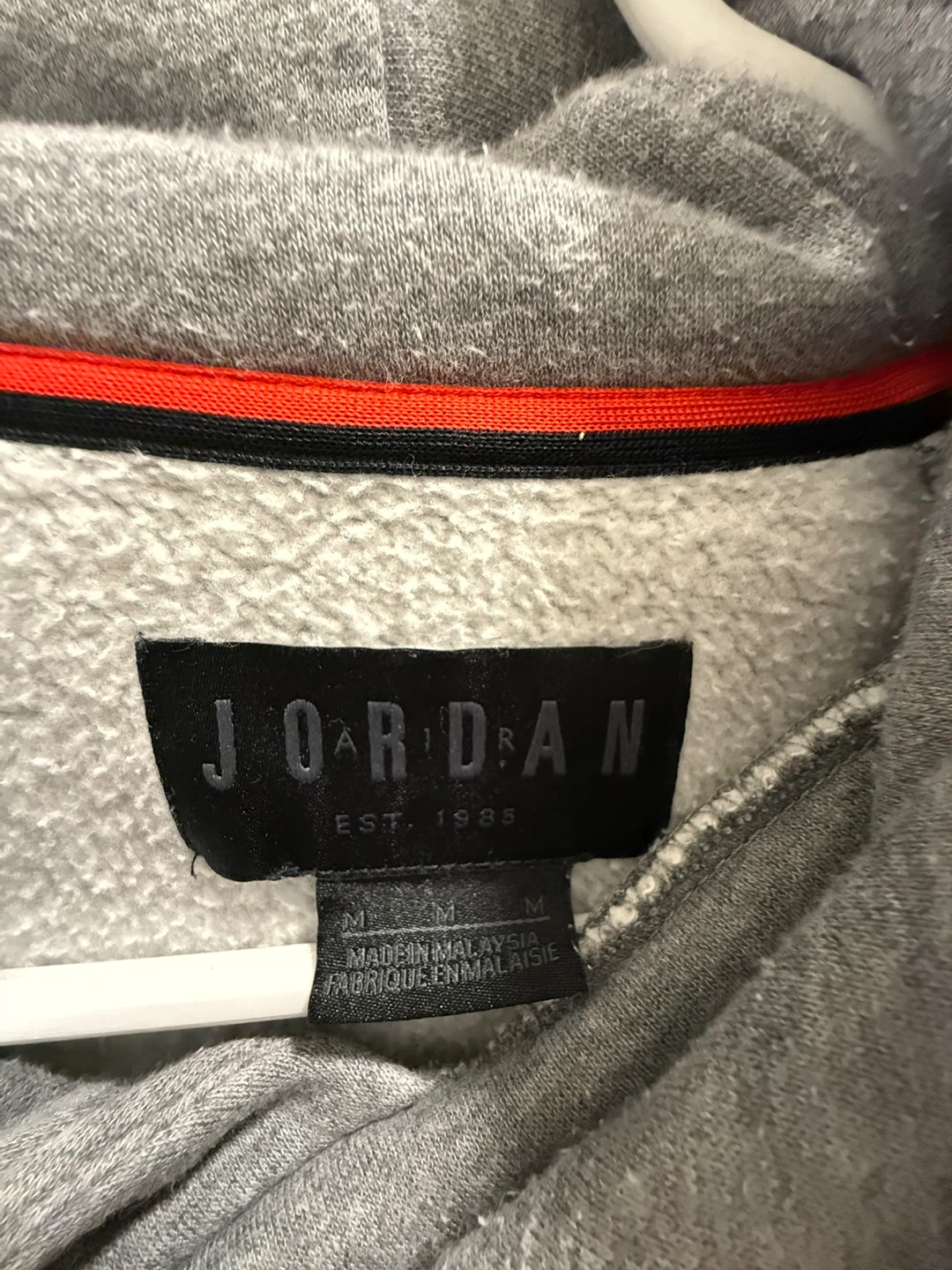Jordan Air Grey Hoodie - photo 4