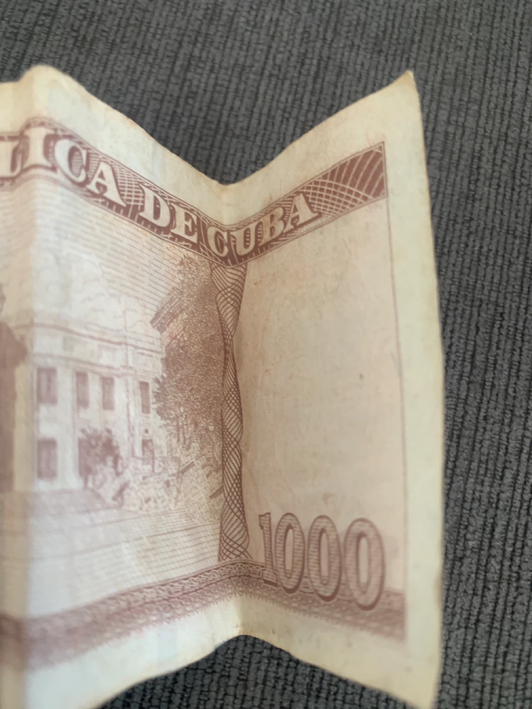 Cuba 1000 Pesos Banknote
