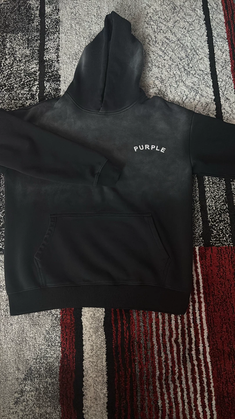 Purple Brand Hoodie - Black - Size M - photo 3