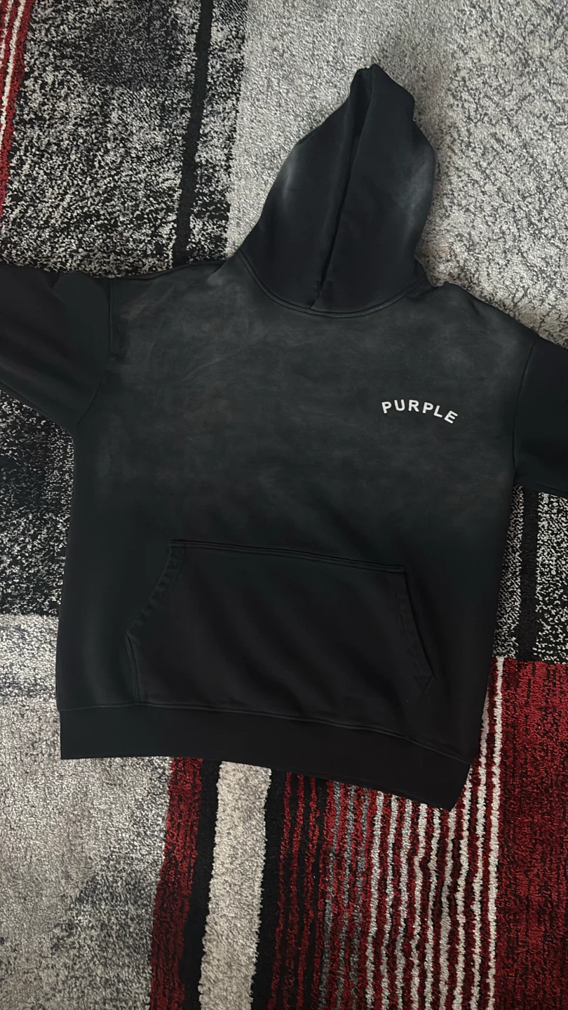 Purple Brand Hoodie - Black - Size M