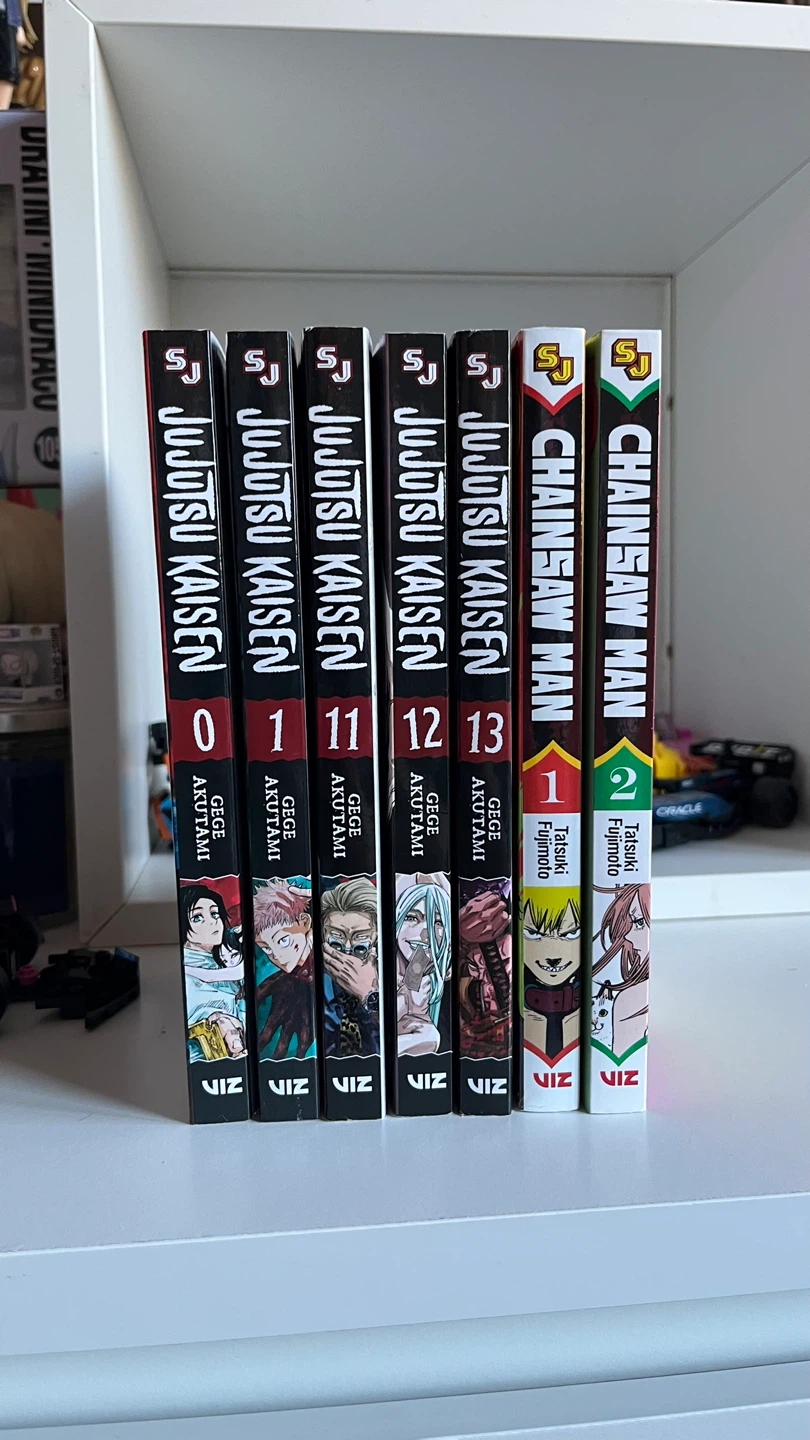 Manga, Jujutsu Kaisen 0, 1, 11-13 & Chainsaw Man 1-2