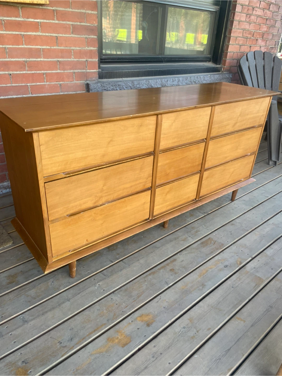 MCM 9-Drawer Dresser