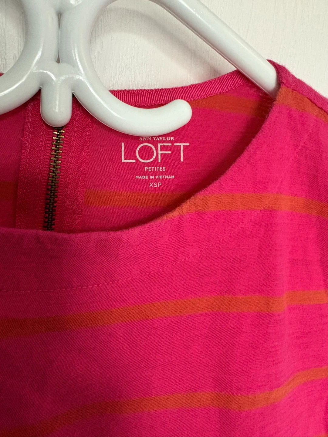 Ann Taylor Loft Petite Striped Long Sleeve Top xsp petites - photo 2