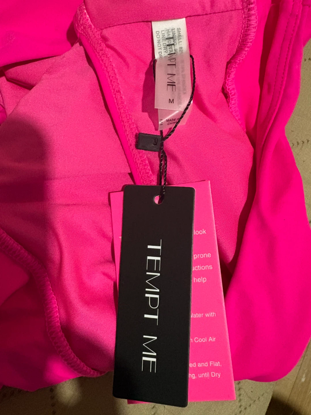 TEMPT ME Pink Ruffle Swim Skirt Size M - photo 3