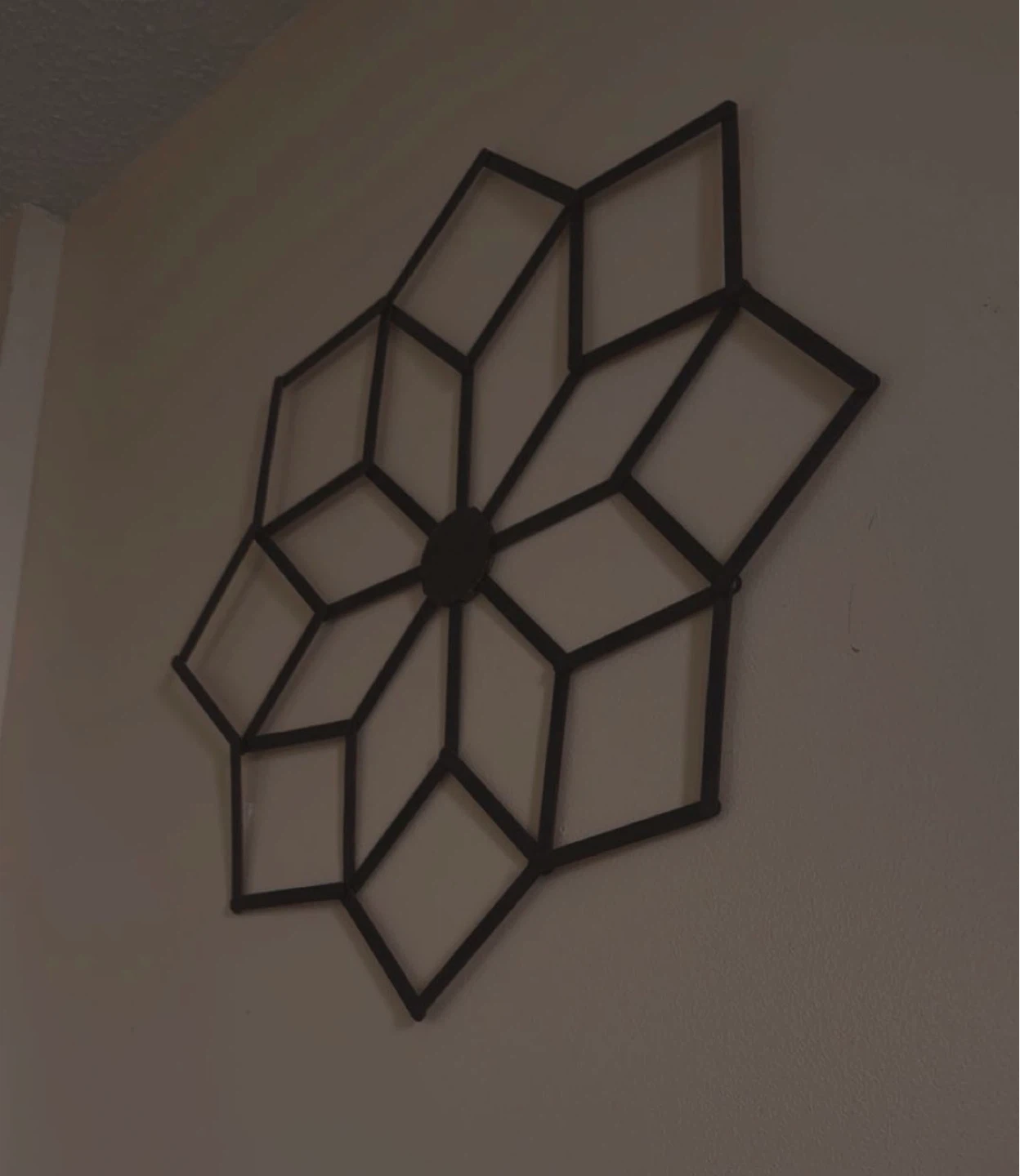 Geometric Metal Wall Art Decor - photo 2