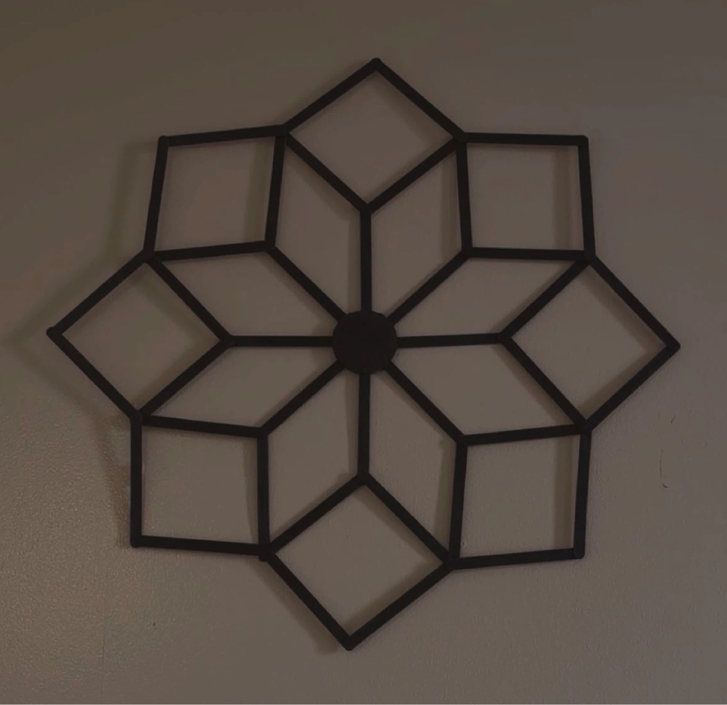 Geometric Metal Wall Art Decor