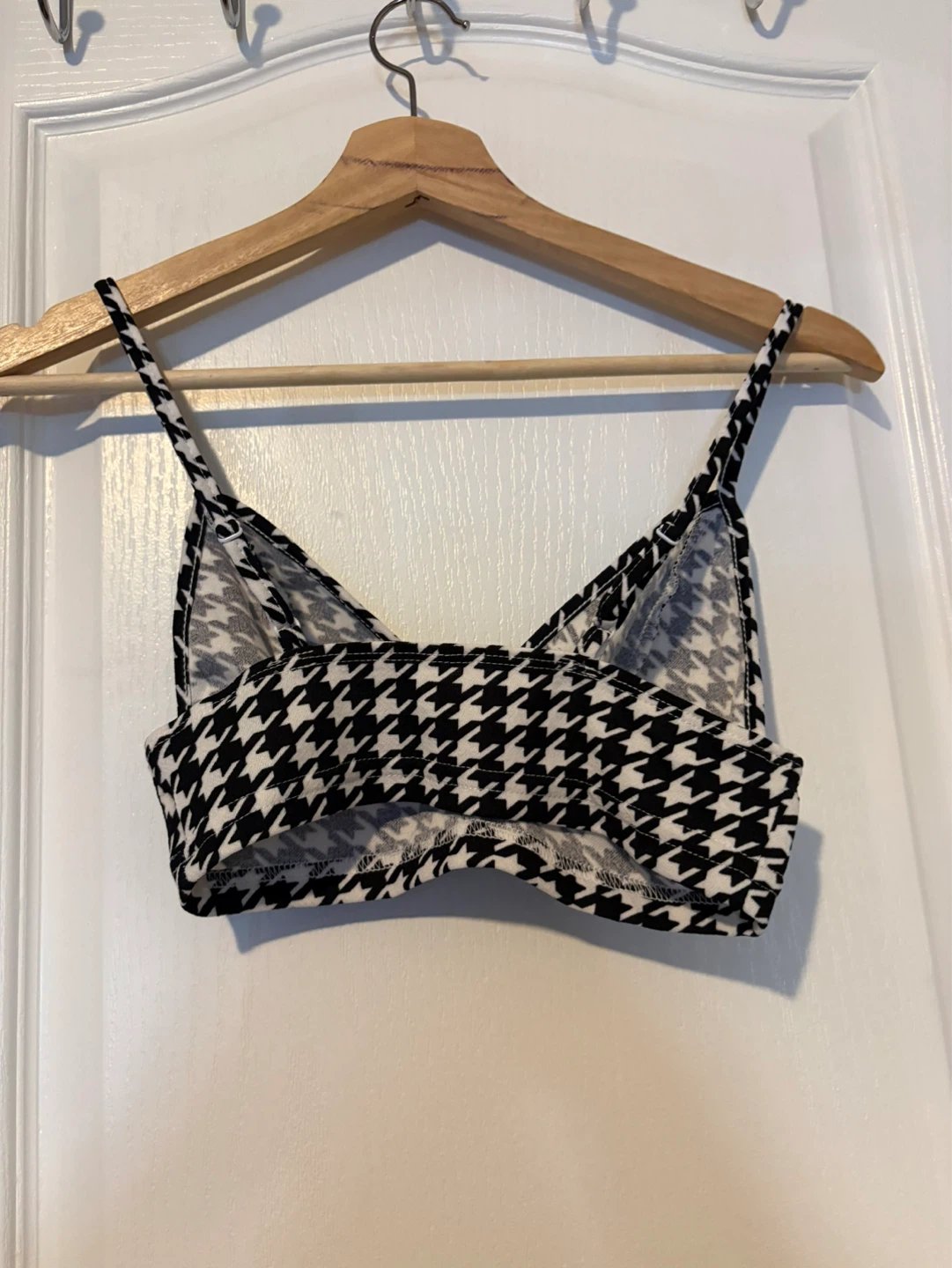 Houndstooth Print Extreme crop top - photo 2
