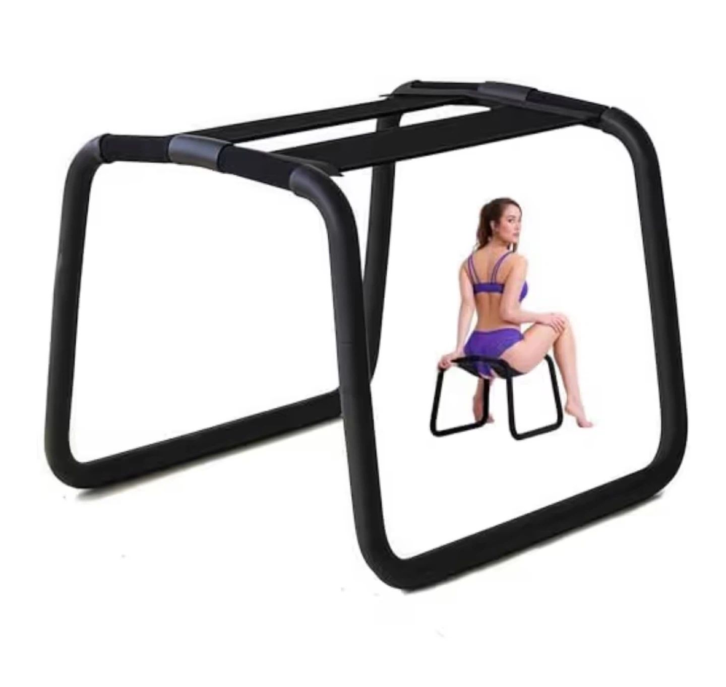 Black Metal Sex Chair