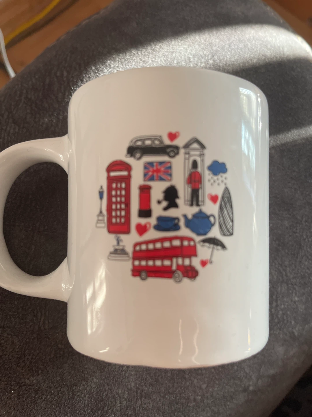 London Souvenir Mug with Union Jack Spinner - photo 2