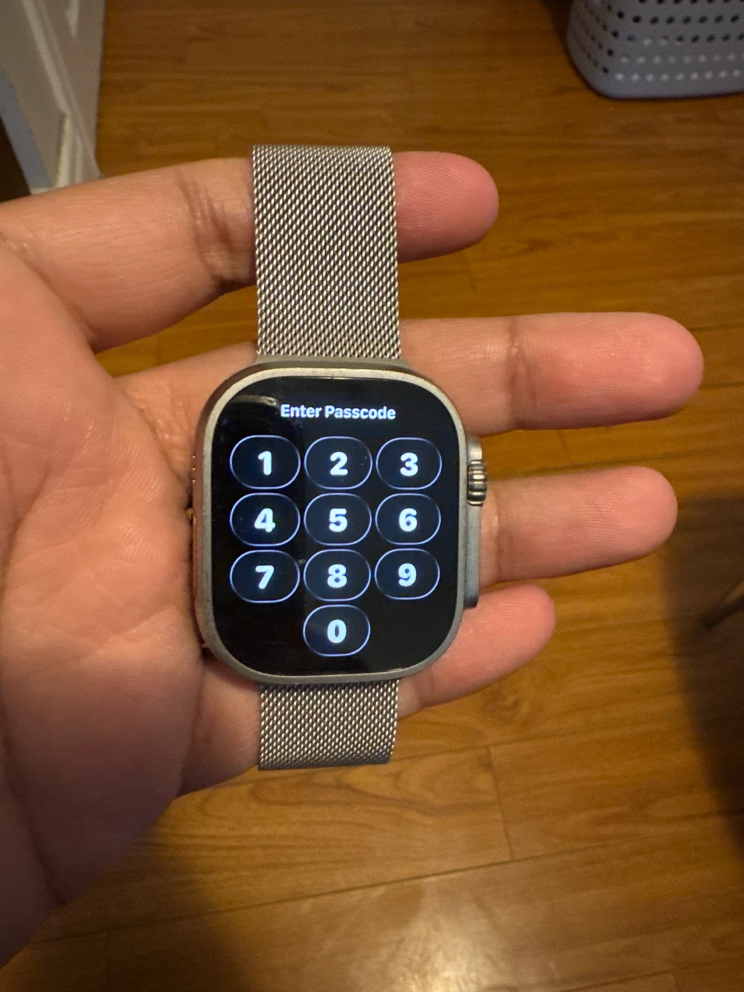 Apple Watch Ultra with Silver Milanese Loop - photo 2